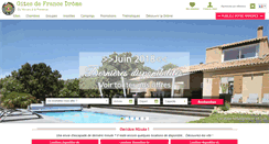 Desktop Screenshot of gites-de-france-drome.com