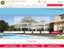 Tablet Screenshot of gites-de-france-drome.com